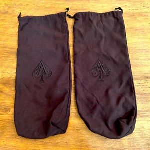 Armand de Brignac Brut Gold NV, black aces Gift Bags lot of 2